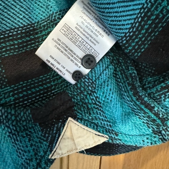 Burton Durable Goods Thick Shacket Plaid Button Front Shirt / Medium - Picture 8 of 16